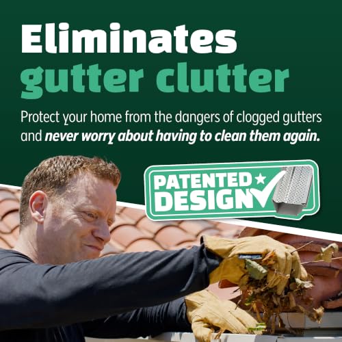 Image of A-M Gutter Guard Sample Pack, 7 inch Length, Mill Finish, for 5 inch & 6 inch Gutters