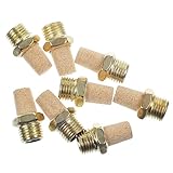 DIYEAH Silencieux Pneumatique En Cuivre 1/4 Mâle Pour Électrovanne, De Bruit, Raccord Pn...