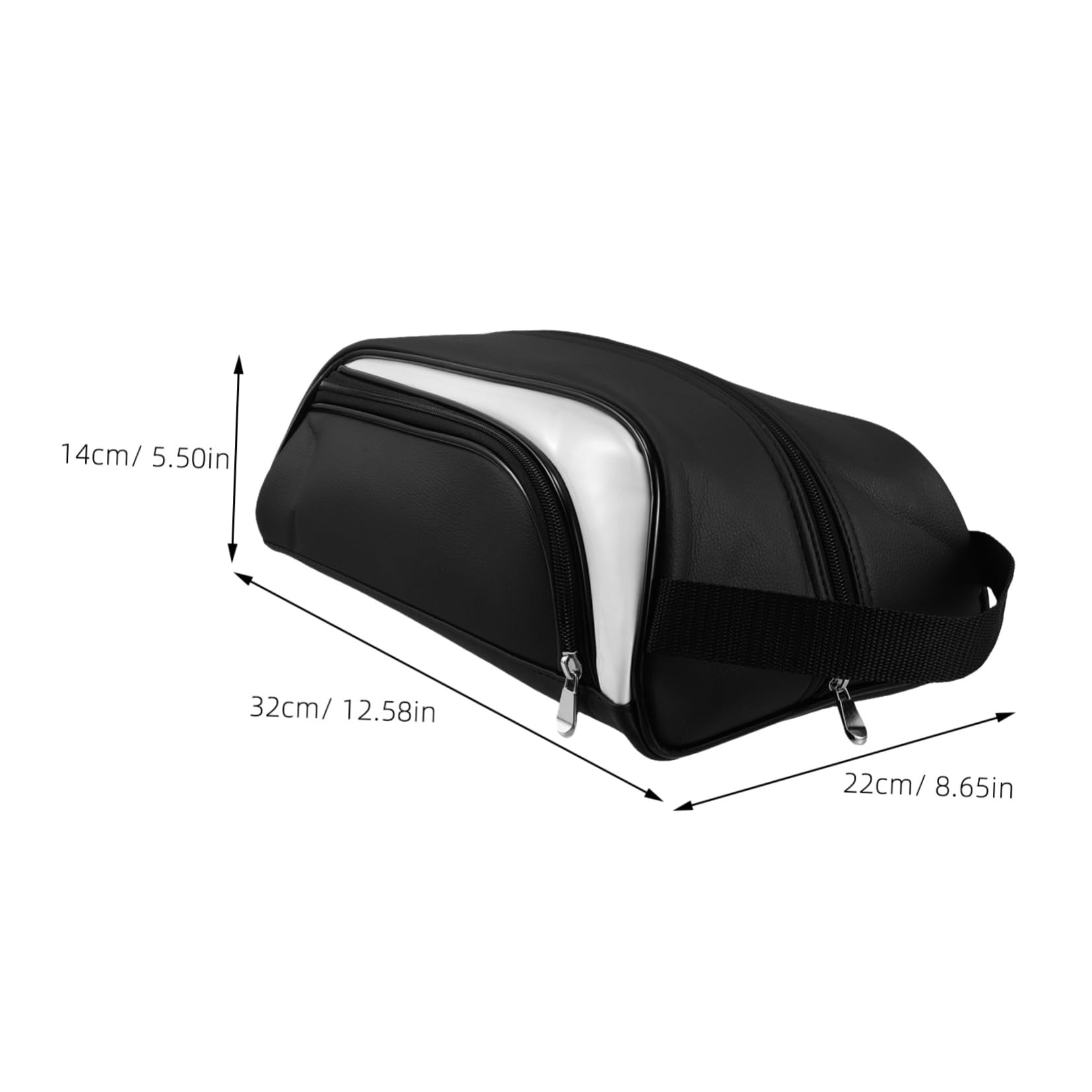 Borsa Porta Scarpe da Golf Organizer Viaggio Leggero in Pu per Sneakers