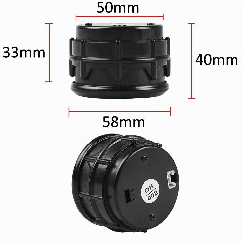 2" 52mm voiture moteur lumière LED rouge numérique afficher indicateur de température des gaz d'échappement Jauge mètre Jauge EGT EXT capteur