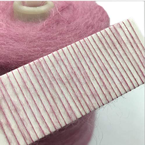 6 Balls Angora Mohair Wool Yarn Soft Fingering Baby Mohair Cashmere Hand Crochet Yarn For Knitting Diy Scarf Sweater Thread Yarn 300G (Black) #TOP7