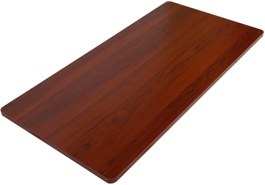 AVRIAN Table top for Centre/Sofa/Office/Coffee Table, Folding Wall Mounted Brackets, Kitchen Shelf Top, Both Side Laminated Semi Gloss Finish (Mahogany, 16 x 24 inches)-picture-23