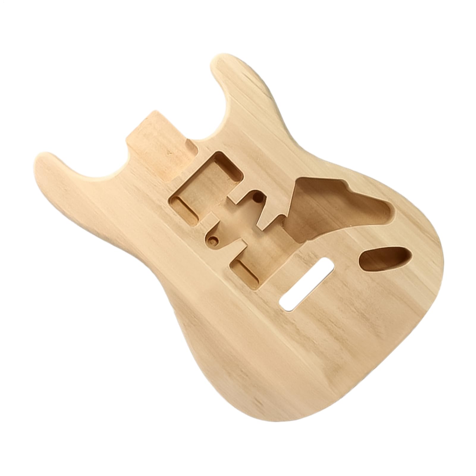 Corpo Per Chitarra A Barile Strumento Musicale per la Costruzione Manuale | Parte Grezza Non Finita Per Laboratorio Studio Aula Principianti Professionisti Musicisti Hobbisti