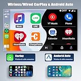 Urhause 9" Android 13 Car Stereo Radio Navi Compatible for Audi A3 S3 2003-2012, 4 + 64G HD Touch Screen Car Radio with Wireless Carplay Android Auto GPS WiFi Bluetooth SWC Backup Camera Mic - Image 3