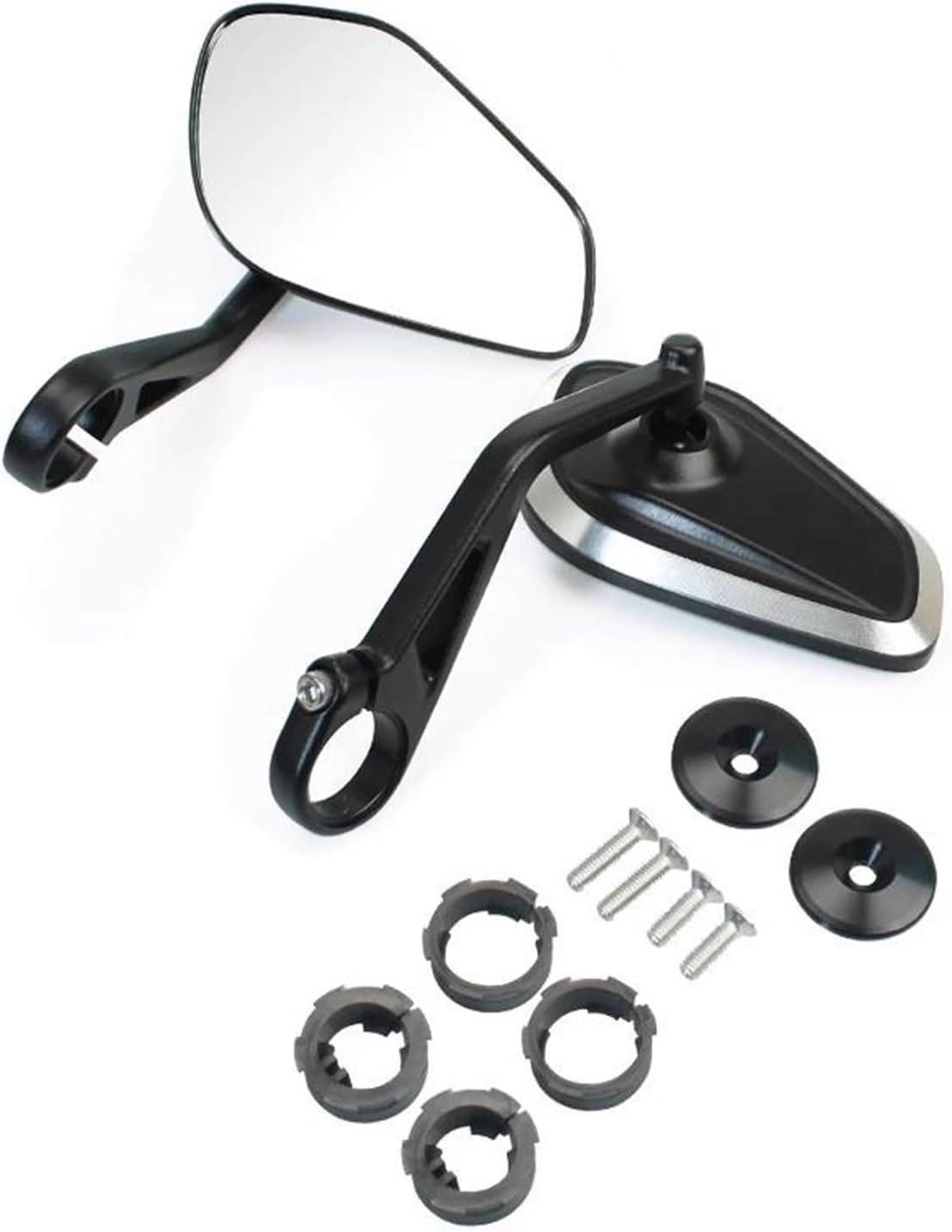 Motorcycle Handlebar Rearview Handle Bar End Mirror For Triumph For Rocket 3 For Street Triple S 765 RSR For Speed-Triple 1200RS RR(Shape)