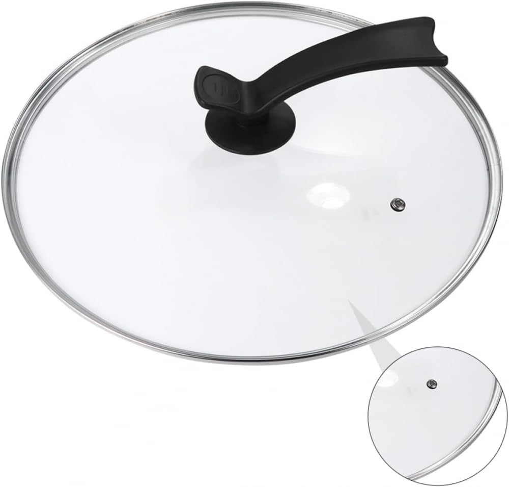 Ustensiles de cuisine en verre silicone ustensiles de cuisine en verre trempé couvercle universel casserole couvercle plat couvercle universel casserole couvercle en verre ustensiles de cuisine
