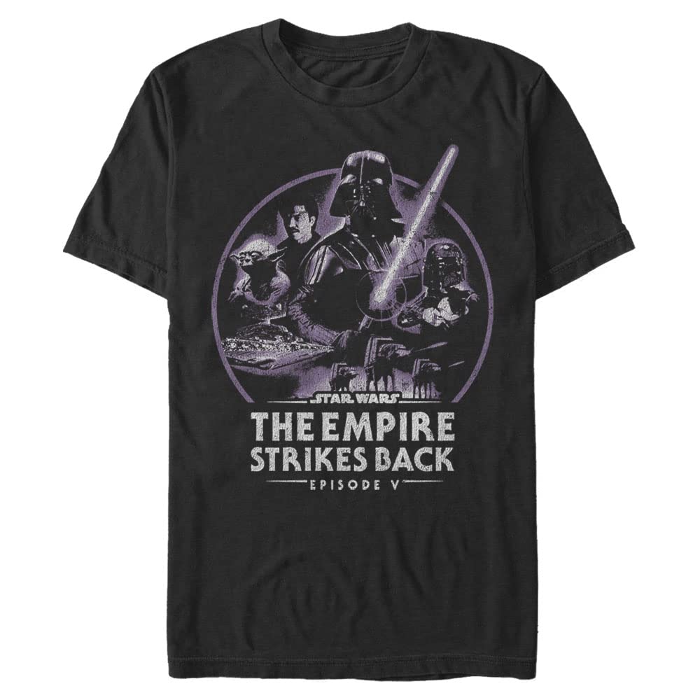 Star Wars Past Blast T-Shirt, Nero, 3XL Alto Uomo
