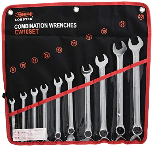 Lobtex (LOBSTER) Combination wrench set [Model: CW10SET] (Japan Import)