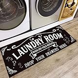 comfoyar Laundry Room Rug Runner Non Slip Laundry Rugs and Mats for Laundry Room Decor Washable Floo