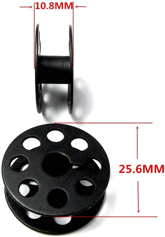 100 Pcs Metal Large Bobbin M Size for Consew 206Rb Juki DNU-241 DNU-1541 Yamata FY5318+