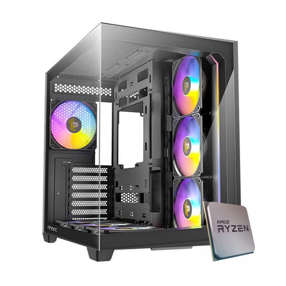 Computer Gaming PC doppia camera (R7 7700, RTX 5070 12GB) 32GB RAM 1TB NVMe WIFI Bluetooth