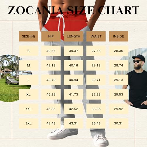 Mens Color Block Pants Relxed Fit Stretch Elastic Sweatpants Casual Stripes Jogger Trousers for Workout2