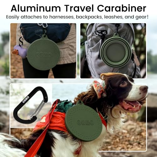 OHMO Spill Proof Collapsible Dog Bowl, 24oz Portable Dog Water Bowl - Image 5