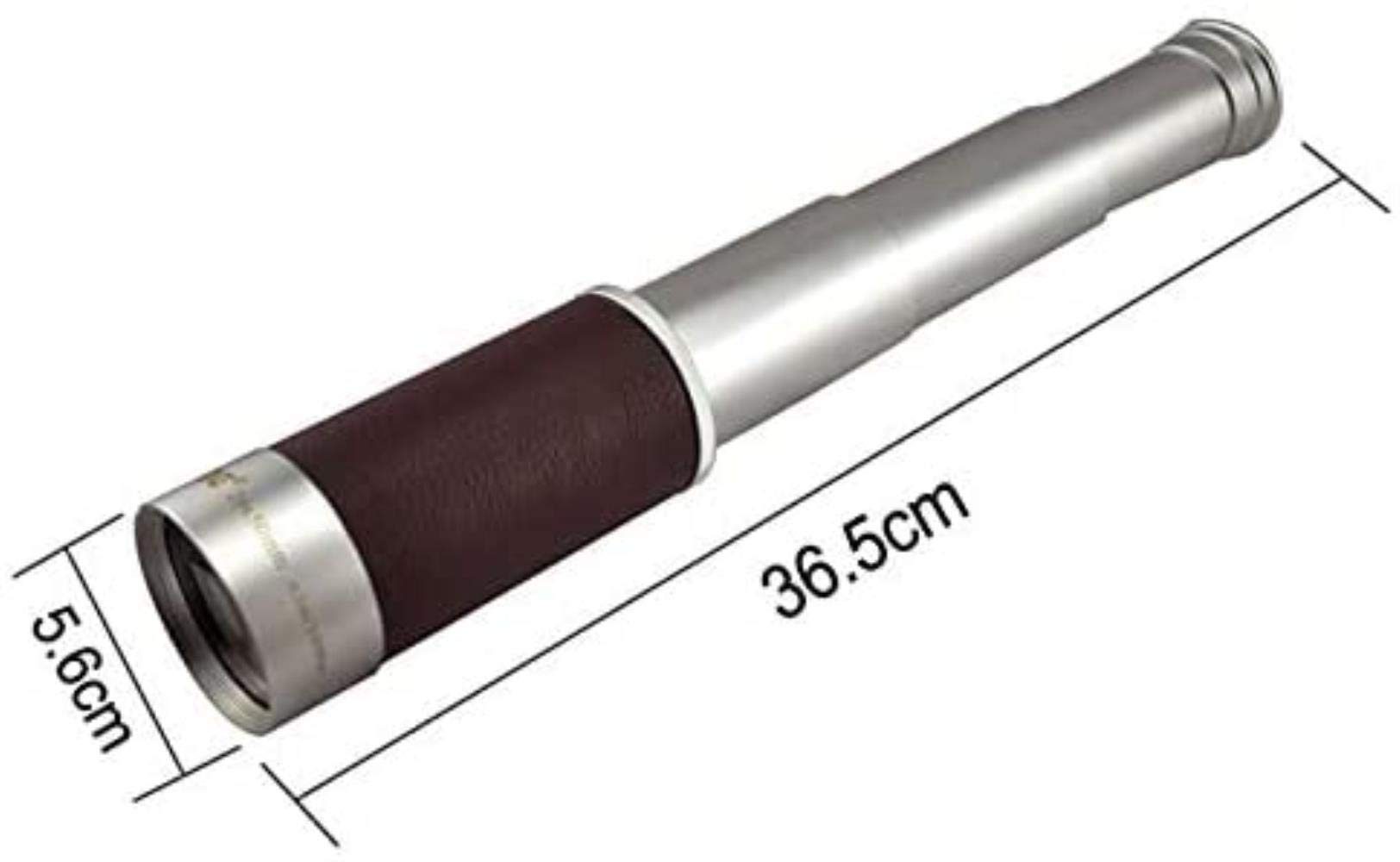 Binocolo per Adulti 20x50 Telescopio Monoculare Pieghevole del Capitano, Monocolo Tascabile Impermeabile Push-Pull Regolabile con Custodia per Il Trasporto per Boy Scout