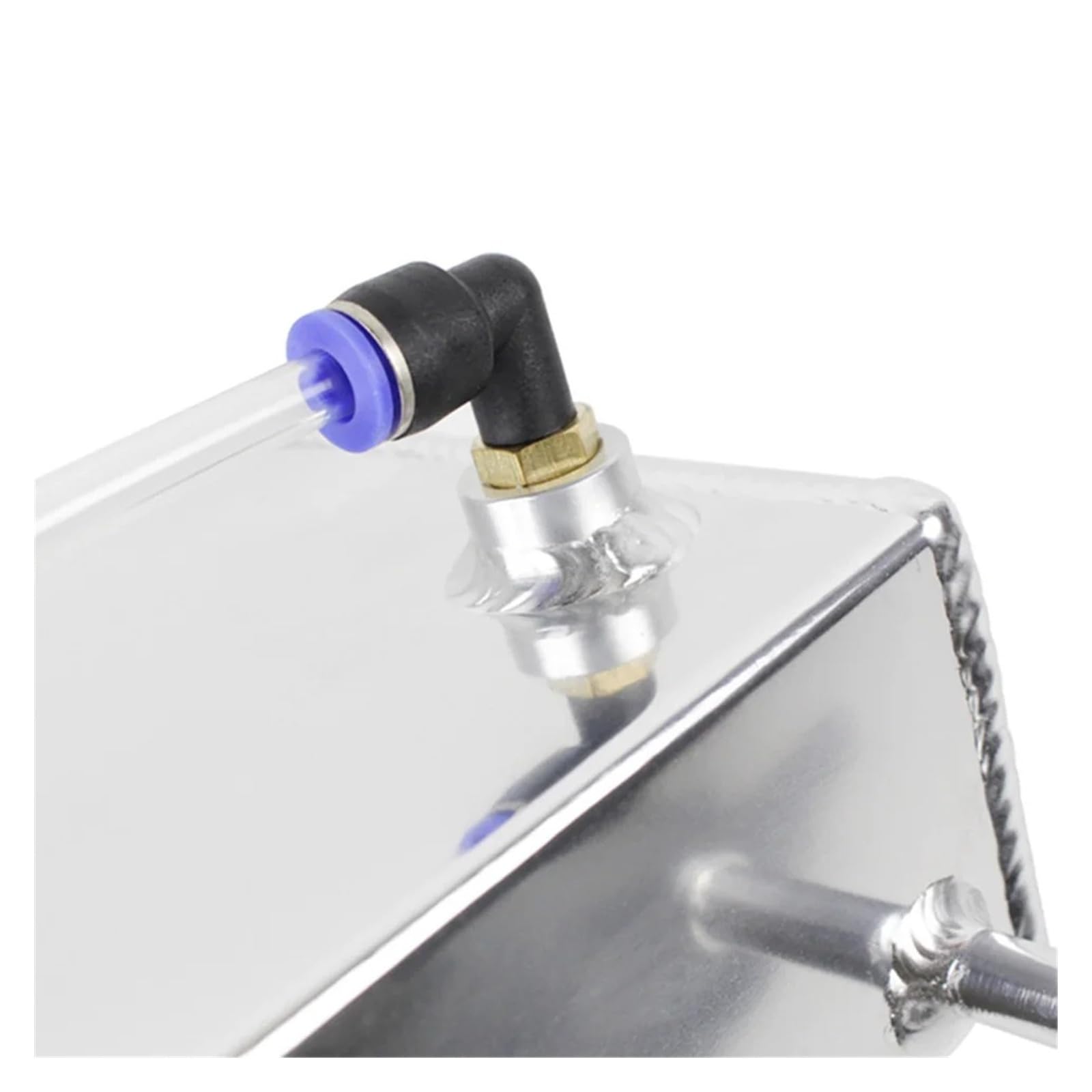 Réservoir De Liquide Refroidissement Radiateur En Aluminium Universel 600 Ml Avec Indicateur Niveau Vase De Liquide De Refroidissement