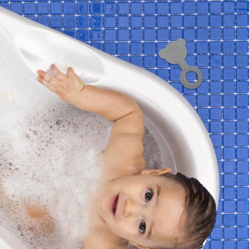 Warmhm Silikon-badewannenablaufstopfen, Universeller Wasserstopper für Babybadewannen, Einfache Installation, Hellgrau, Effektive Abdichtung gegen Wasserverlust