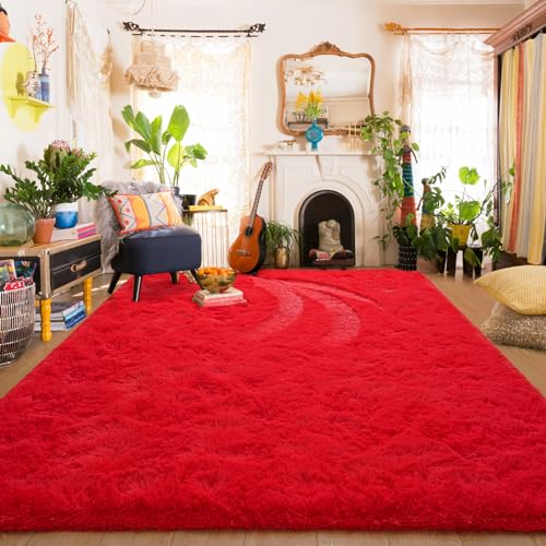 Amearea Premium Soft Fluffy Rug Modern Shag Carpet, 9x12 Feet,