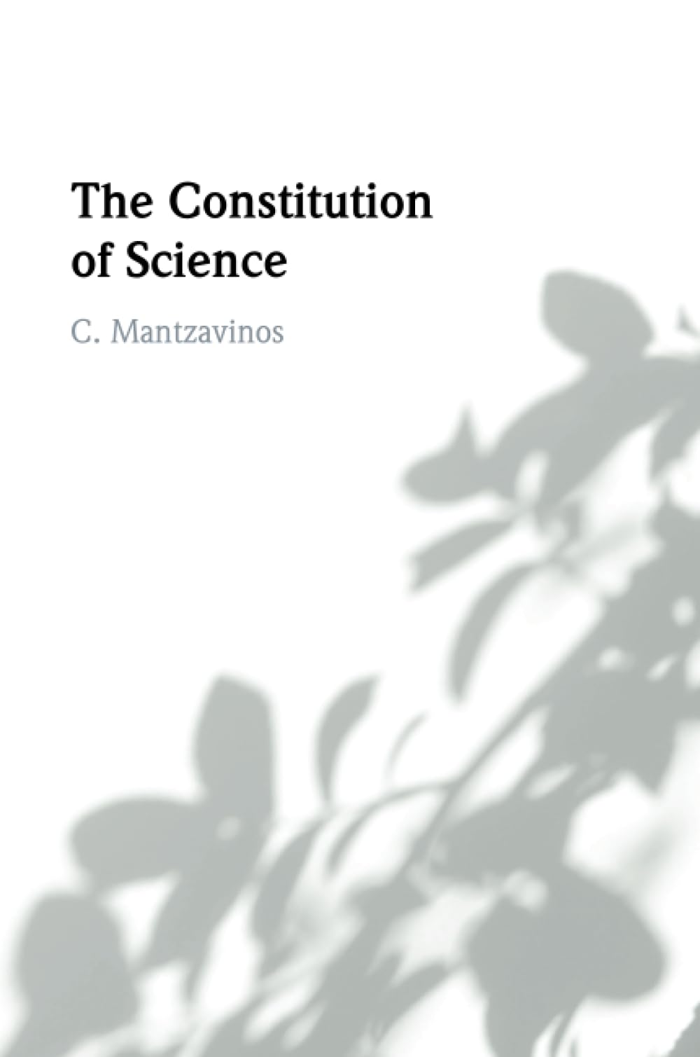 The Constitution of Science - 9781009509176