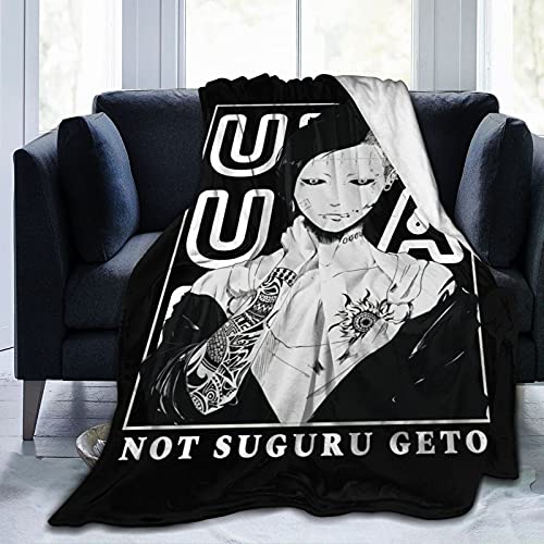Anime Tokyo Ghoul Uta Flannel Fleece Blanket Throw Blanket Warm Lightweight Bed Blanket Cozy Microfiber Blanket Polar Fleece Blanket Travel Blanket 50