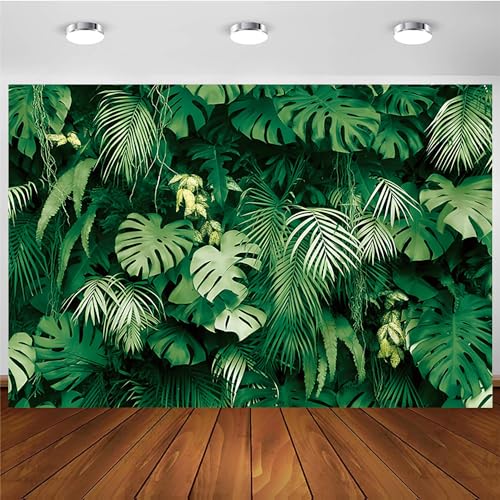 Décoration de fond jungle pour photobooth et anniversaire d'enfant