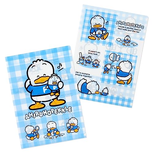 Limes transparentes Sanrio finis les ongles cassés avec peckle de canard