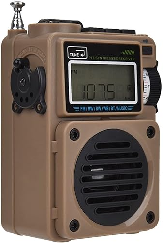 Miniatura 1 de Full-Band Digital Radio Subwoofer Retro Multimedia Music Player Receiver Music Player (Color  Argento, Size  Fits All)