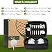 GLORIEROO Golf Fathers Day Dad Gifts for Men from Daughter Son Wife, Golf Accessories Set with PU Case, 4 Golf Balls, Golf Tees, Versatile Golf Divot Tool, Golf Hat Clip Marker