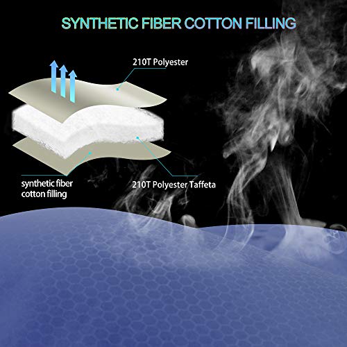 Bessport Saco de dormir 3 estações 4,4 °C/5 ℃ Saco de dormir leve repelente de água para uso externo