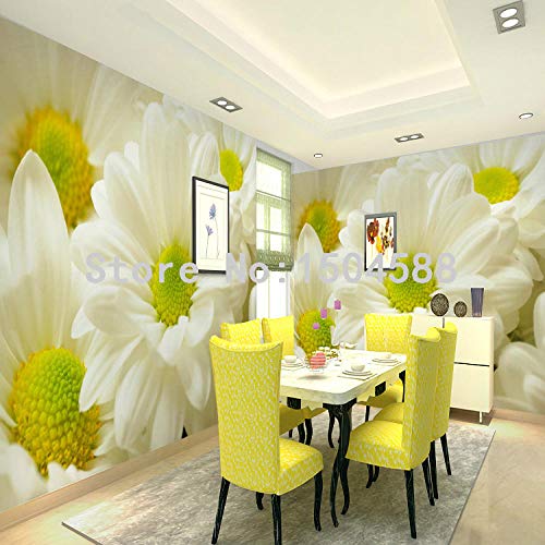 Décoration intérieure papier peint salon et chambre style fleur 3D 300cm