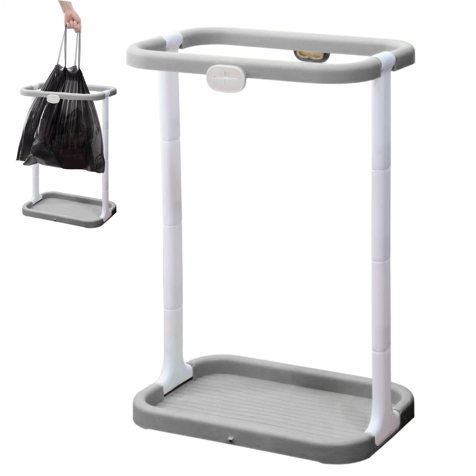 Soporte de la bolsa de basura plegable, marco del soporte de la bolsa de