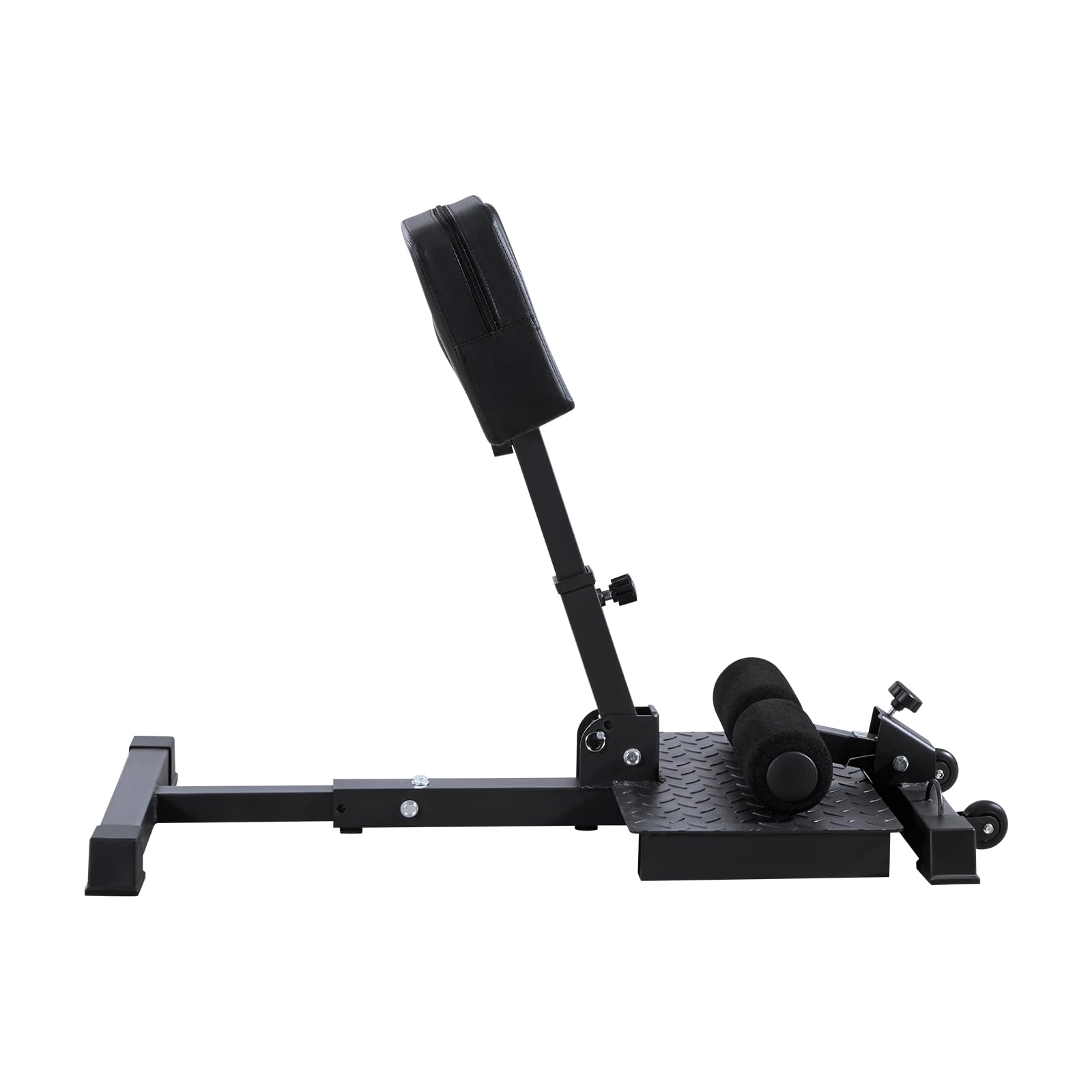VEVOR Sissy Squat Maschine, multifunktionales Deep Sissy Squat Bench für Beinmuskeltraining, Faltbarer Kniebeugentrainer für Rumpf Taille Gesäß, Beintrainingsgerät für Heim-Fitnessstudio