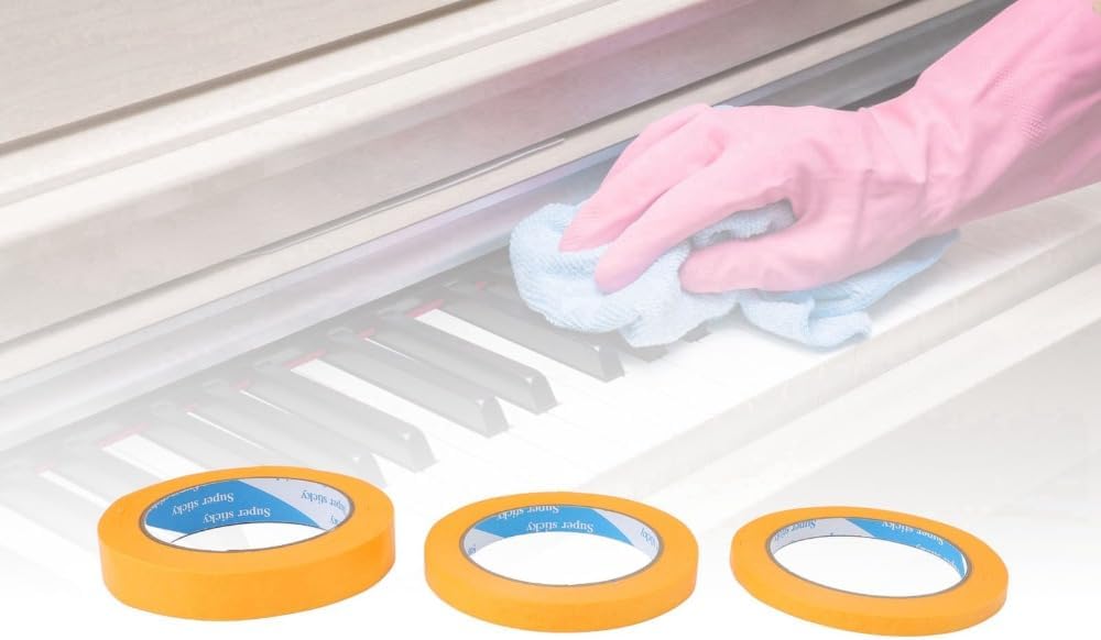 Guitar Fretboard Masking Tape 3 Sizes – Protective Accessories Electric Guitar Bass Repair Parts Masking Tape