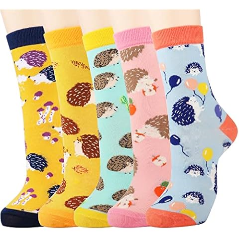 Jeasona Cute Animal Cotton Socks Multipack Cover