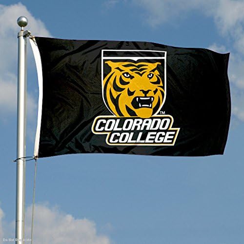 Colorado College Tigers Large Black 3x5 College Flag - Image 2