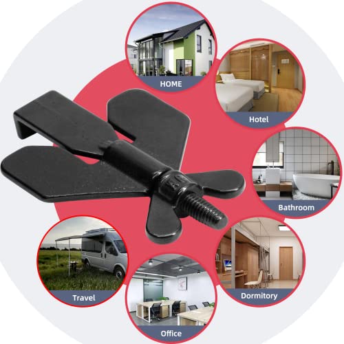 1 PCS Portable Door Lock,Door Lock,Home Security Door Locker Travel Lockdown Locks for Additional Safety and Privacy Protion,Door Lock Security Devices,for Home Hotel School Apartment - Image 6