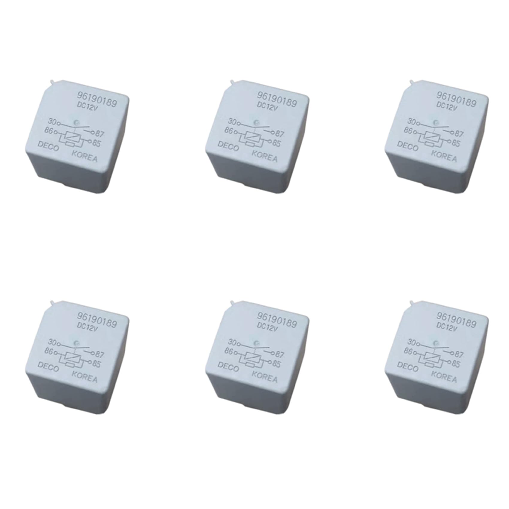 Relais de Voiture 96190189 Trajet Serein en Optra et Aveo Pack 6x