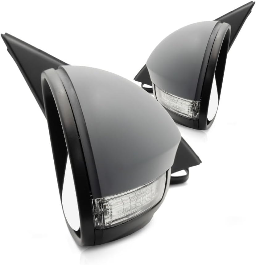 For Volkswagen Tiguan 2009-2018 Door Mirror Driver and Passenger Side | Pair | Power | Heated | w/Signal Light | Paint to Match | Replacement For 5N1857507P9B9, 5N1857508Q9B9 | VW1320131, VW1321131