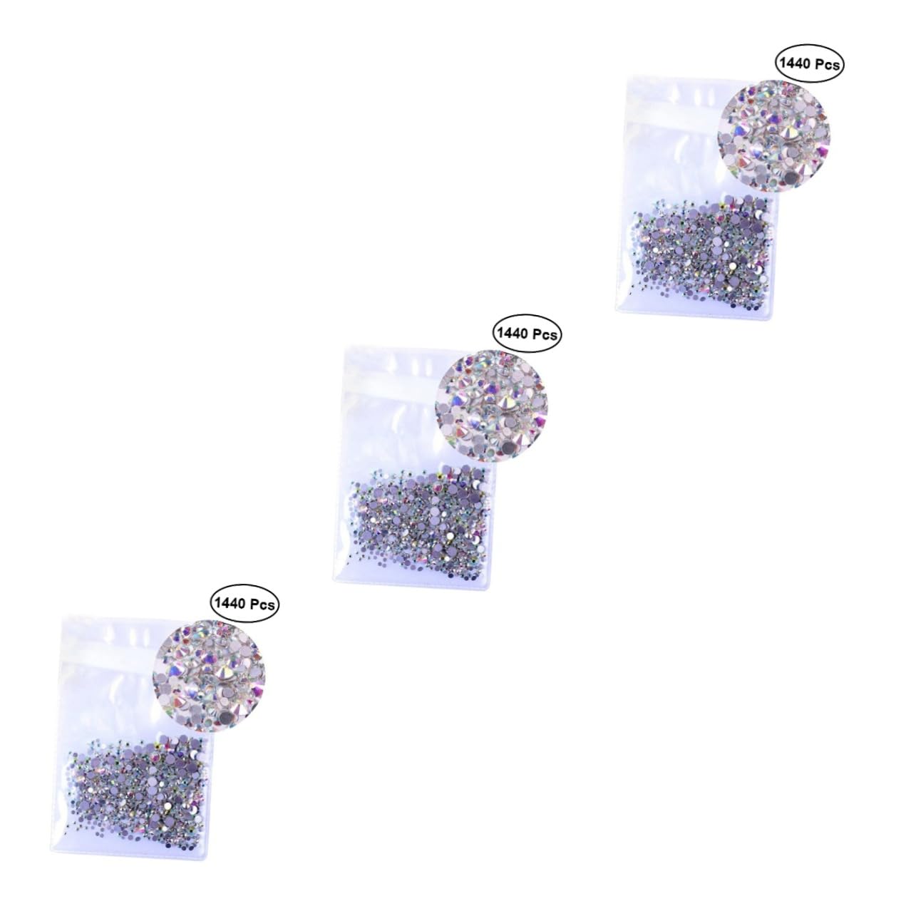 4320 pz Decorazioni in Vetro Decorazione per Nail Art Strass Decorazione per Unghie Strass per Unghie Decorazioni per Unghie per Nail Art Accessori per Unghie Strass per