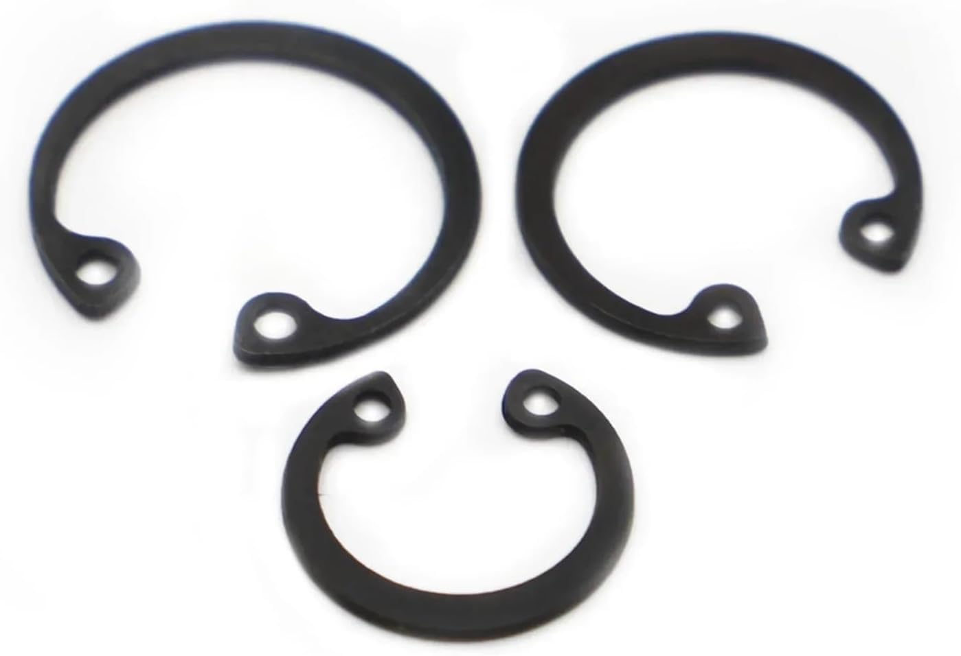 External Circlip C-Type Retaining Ring, Circlip M8~M50 C Clips Snap Retaining Ring For Hole Black 65 Manganese Steel Washer Internal Shaft CircliP(M35 10pcs)