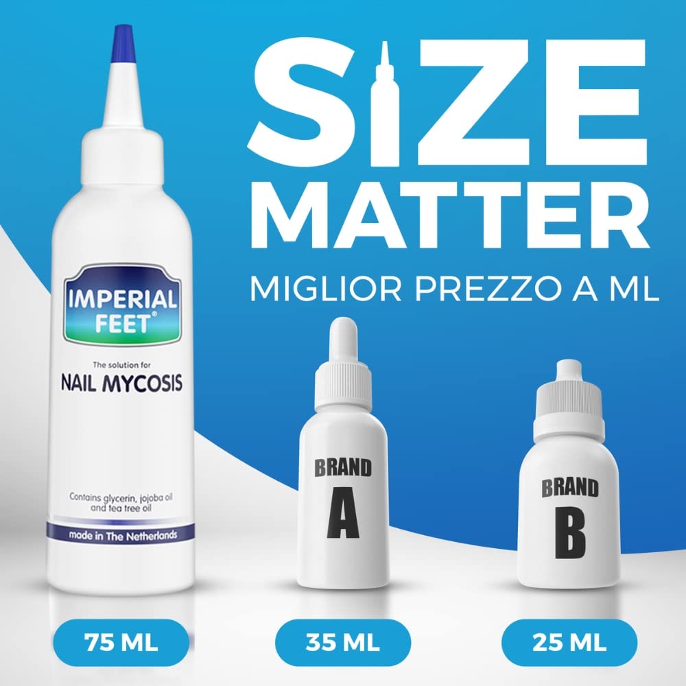 Trattamento Completo contro le Micosi delle Unghie | XL 75ML | Alle piante potenti, riparatrici e rivitalizzanti | professionale mani/piedi | Facile & rapido