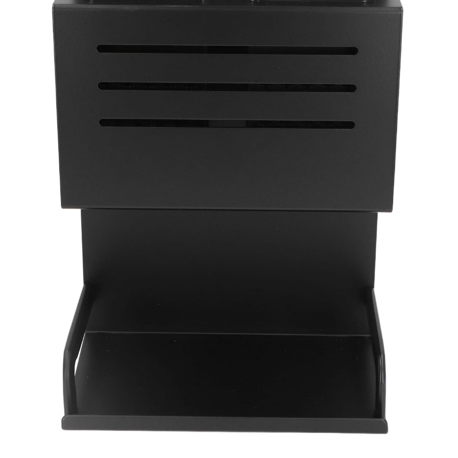 TITA-DONG Étagère à épices Suspendue, Support Mural en Aluminium sur Poêle, étagère de Rangement pour épices avec Support Mural pour Ustensiles, étagère à épices Suspendue pour Armoire de