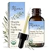 Sky Organics - Organic Tea Tree Scalp Clarifying Oil (2 fl oz/60 mL) Balanced & Purified Hair Oil for Scalp Dryness & Itchiness - Tea Tree, Jojoba, Peppermint - Vegan, Cruelty Free, Beauty, Hair Care
