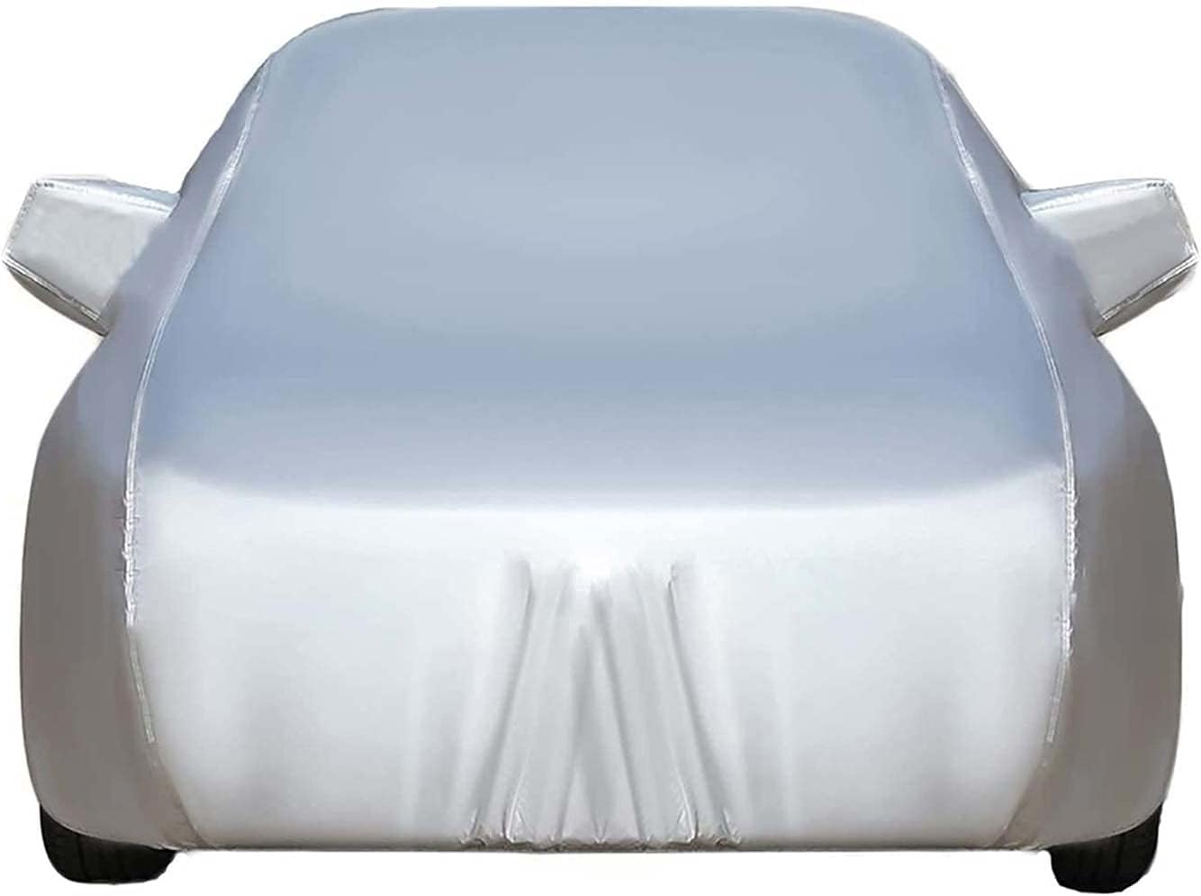 車のカバー 互換ボルボ Audi A1 Q2 Q3 Q5 Q7 厚手生地 防水性アップ ボディカバー カーカバー 裏起毛タイプ Color 外のカー カバー 雨 紫外線対策 Silver 自動車カバー Size フィットセダンワゴン 本物 防水防雪防塵防輻射紫外線屋