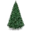 Best choice products artificial christmas tree 6ft premium unlit hinged design dense branches realistic holiday decor weasy assembly base  urban country home decor