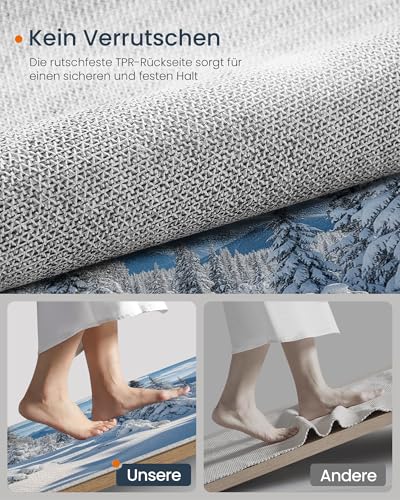 Tapis lavable antidérapant pour sol glissant - 8