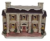 Lefton 1988 Geo Z Colonial Village The Major's Manor 06902 Lighted House Mansion
