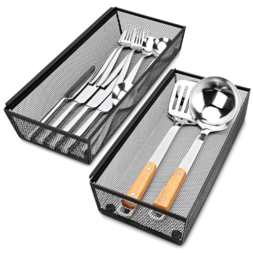 Smgmg Silverware Drawer Organizer 2-Pack, 14.7