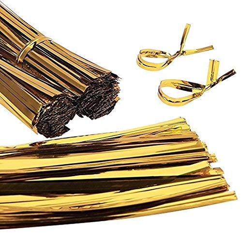 Enenes Pretzel Bag, 200 PCS Clear Treat Bags, Plastic Treat Bags, 2.4x10Inch Clear Cello Bags with 200PCS Ties for Pretzel rods or Little Cookies and Candies (2.4 x 10 Inch,200PCS)