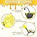 Horolam Bee Costume Accessories, Bee Costume Adult Women with Wings Antenna Headband Galsses Yellow Tutu for Girls