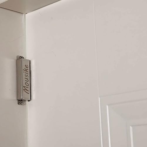 Miniatura 4 de Mousike Cierre magnético para puerta, 70 libras de acero inoxidable para puerta de gabinete con fuerte magnético para armario de cocina, armario,